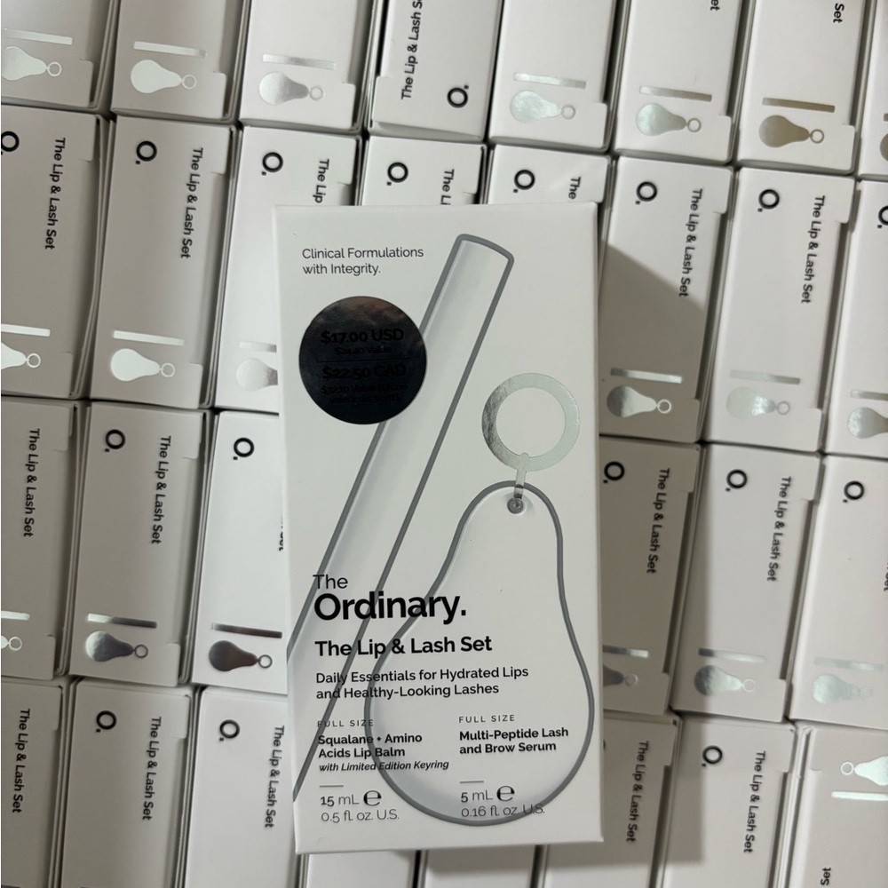 The Ordinary Lip and Lash Duo🤍